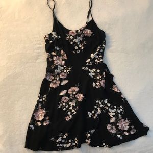 Mini skater wrap dress